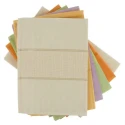 Colourful cotton kitchen tea towels with Aida fabric for embroidery