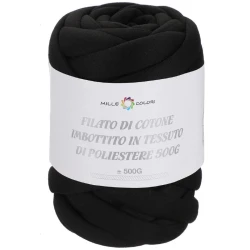 Filato Marshmallow nero per borse e Chunky Bag 2