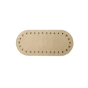 Fondi ovali borsa ecopelle martellata 18x8 cm