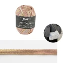 Fettuccia in lycra metal iridescente per borse handmade