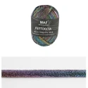 Fettuccia in lycra metal iridescente per borse handmade