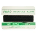 Nylon pearl knotting cord 0.7mm with needle size 5