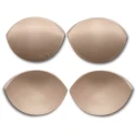 Light soft oval cups for swimsuit and bra - nude or black