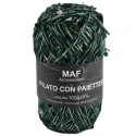 Sequin embellished cord yarn for crochet bags - 2mm