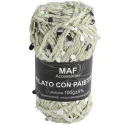 Sequin embellished cord yarn for crochet bags - 2mm