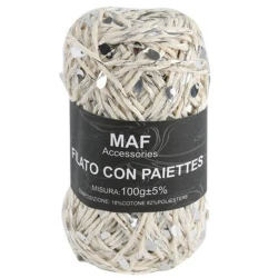 Cordino filato con paillettes per borse all’uncinetto 2