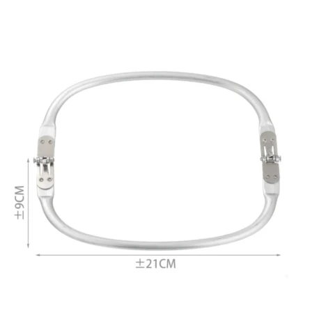 Invisible rounded tubular spring frame for clutches 21/25cm