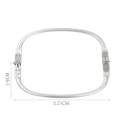 Telaio a molla stondato per clutch e pochette 21-25 cm