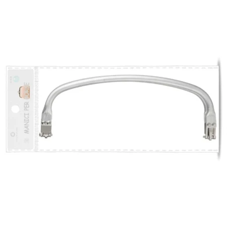 Invisible rounded tubular spring frame for clutches 21/25cm