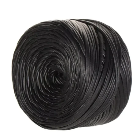 Super Skai faux leather ribbon yarn for crochet bags