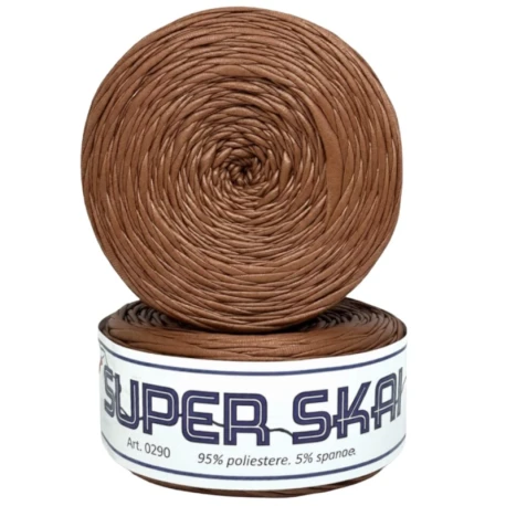 Fettuccia in ecopelle Super Skai per borse all’uncinetto