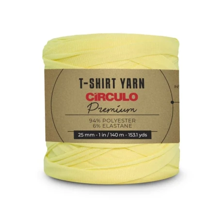 Círculo Premium T-Shirt yarn ribbon 25mm for bags & decor