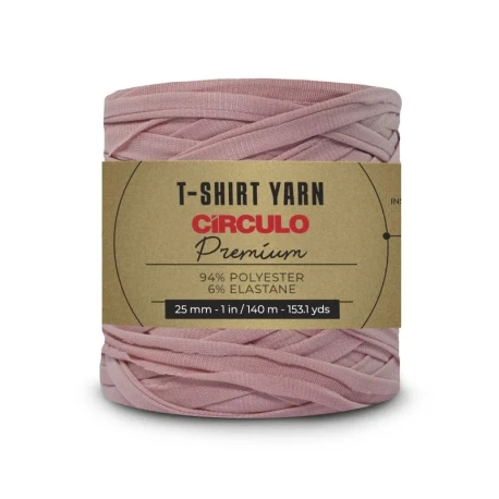 Círculo Premium T-Shirt yarn ribbon 25mm for bags & decor