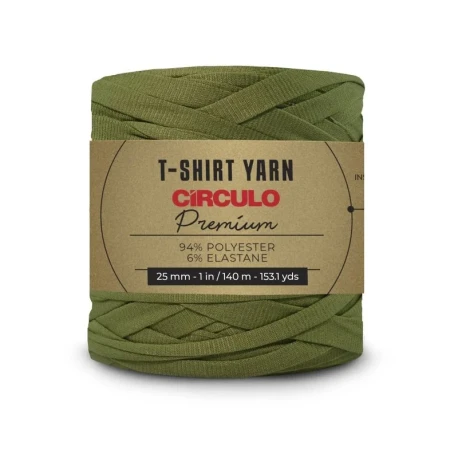 Fettuccia Premium T-Shirt Yarn Círculo 270g per borse