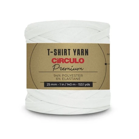 Círculo Premium T-Shirt yarn ribbon 25mm for bags & decor