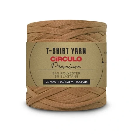 Fettuccia Premium T-Shirt Yarn Círculo 270g per borse