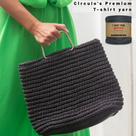 Fettuccia Premium T-Shirt Yarn Círculo 270g per borse