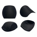 Half raglan shoulder pads with straight cut Valentino style