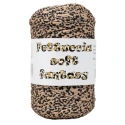 Fettuccia in Lycra Soft Fantasy leopardata senza imperfezioni per borse all'uncinetto rocca da 400gr tigrata