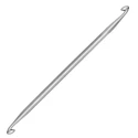 15 cm double-ended metal crochet hook for rattan stitch