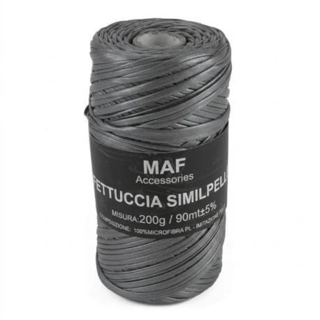 MAF faux leather ribbon yarn for structured crochet bags