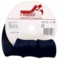 25 mm bias tape in shiny satin black - 20 m roll