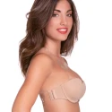Reggiseno a fascia con retro e spalline trasparenti JOLLY - Love and Bra