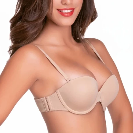 Reggiseno a fascia con retro e spalline trasparenti JOLLY - Love and Bra