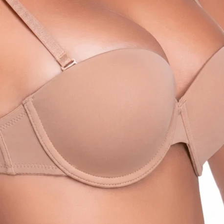 JOLLY bandeau bra with transparent back and straps - Love and Bra