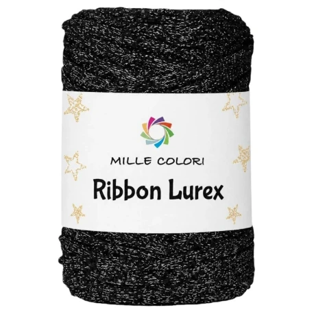 Fettuccia piatta Ribbon Lurex 250g per borse all’uncinetto