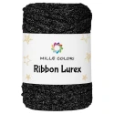 Ribbon Lurex flat yarn 250g with sparkling metallic threads