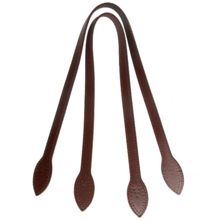 Handles for brown faux leather bags 60cm ideal for carrying on the shoulder