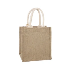 Jute Petit Bag to personalise and decorate 21 x 23cm