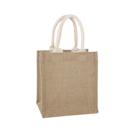 Borsa in Juta Petit Bag da personalizzare e decorare 21 x 23cm