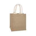 Jute Petit Bag to personalise and decorate 21 x 23cm