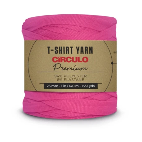 Círculo Premium T-Shirt yarn ribbon 25mm for bags & decor