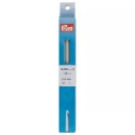 Wool crochet hook without handle 14cm, 6.00mm, grey - 218499 Prym