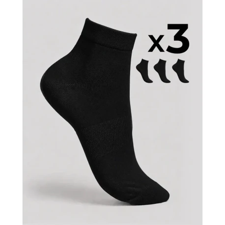 Calzini ciclismo corti unisex traspiranti - 3 paia