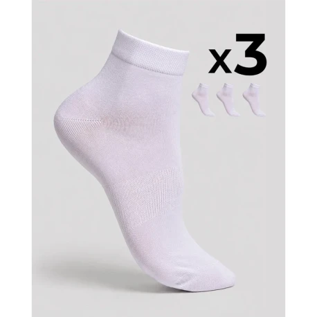 Calzini ciclismo corti unisex traspiranti - 3 paia