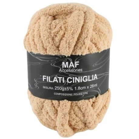 Jumbo chenille yarn 1.8cm thickness 250g skein