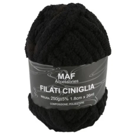 Filato in ciniglia gigante MAF maxi 1,8 cm 250g