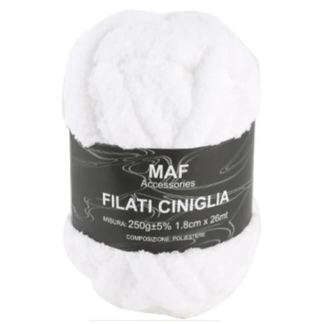 Jumbo chenille yarn 1.8cm thickness 250g skein