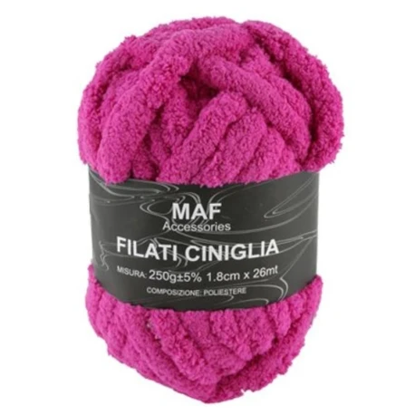 Jumbo chenille yarn 1.8cm thickness 250g skein