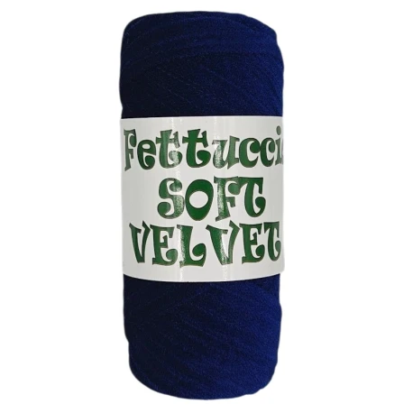 Soft velvet flat tubular yarn for crochet bags