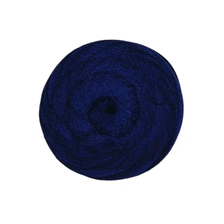 Soft velvet flat tubular yarn for crochet bags