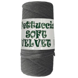 Soft velvet flat tubular yarn for crochet bags 2