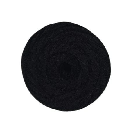 Soft velvet flat tubular yarn for crochet bags
