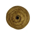 Soft velvet flat tubular yarn for crochet bags