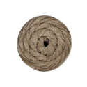 Soft velvet flat tubular yarn for crochet bags