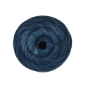 Soft velvet flat tubular yarn for crochet bags